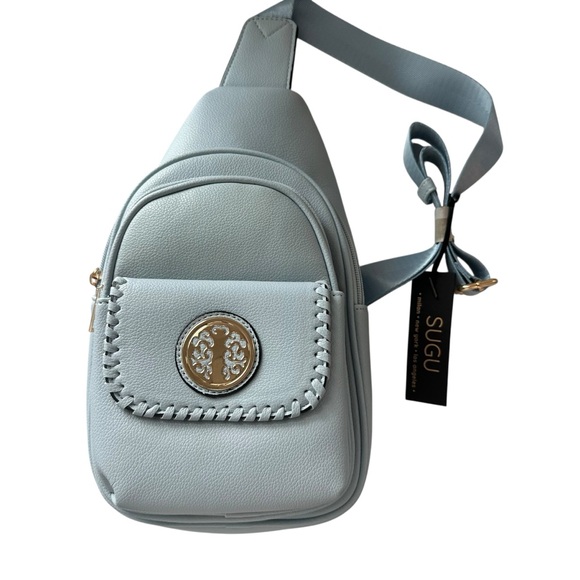Light Blue Crossbody Bag - Picture 1 of 3